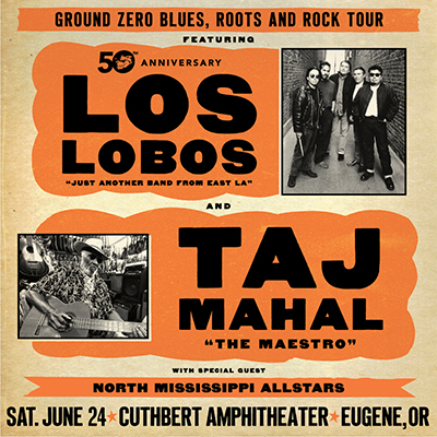 2023 Taj Mahal Los Lobos Cuthbert Amphitheater Eugene Oregon