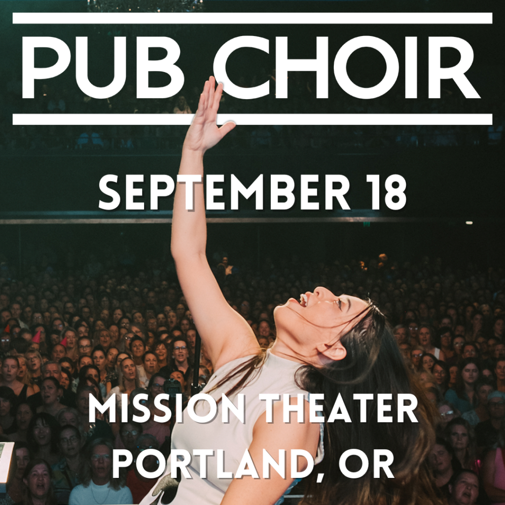 Pub Choir PDX Localized Art 2023