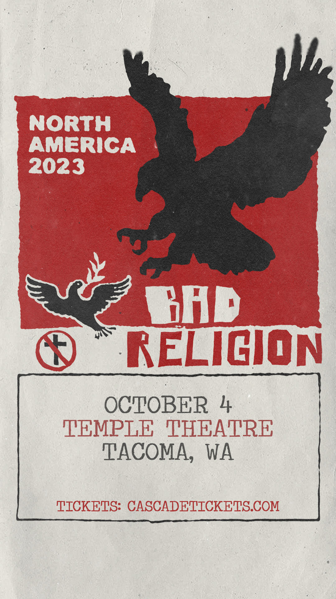 Bad Religion TAC 2023 Localized Art
