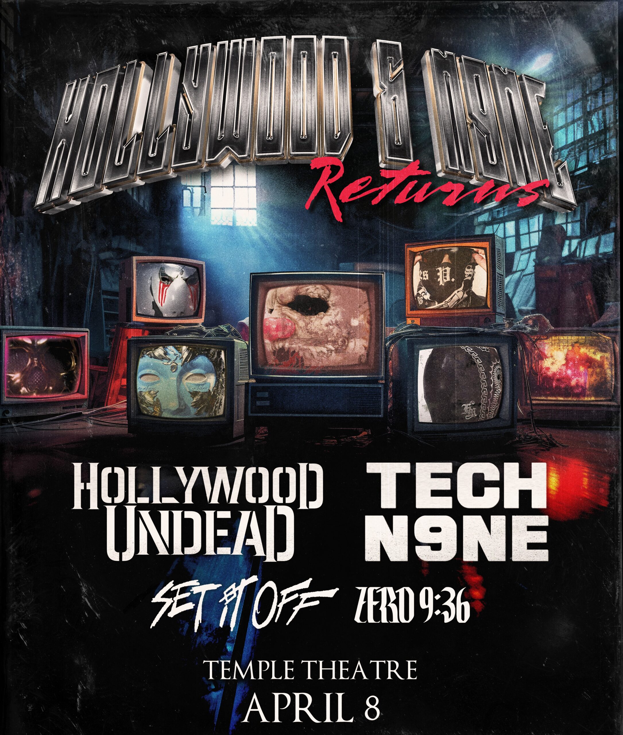 HollywoodUndead TechN9ne 2025 vertical scaled