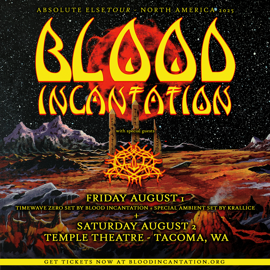 BLOOD INCANTATION ABSOLUTE ELSETOUR NORTH AMERICA 2025 – Timewave Zero Set