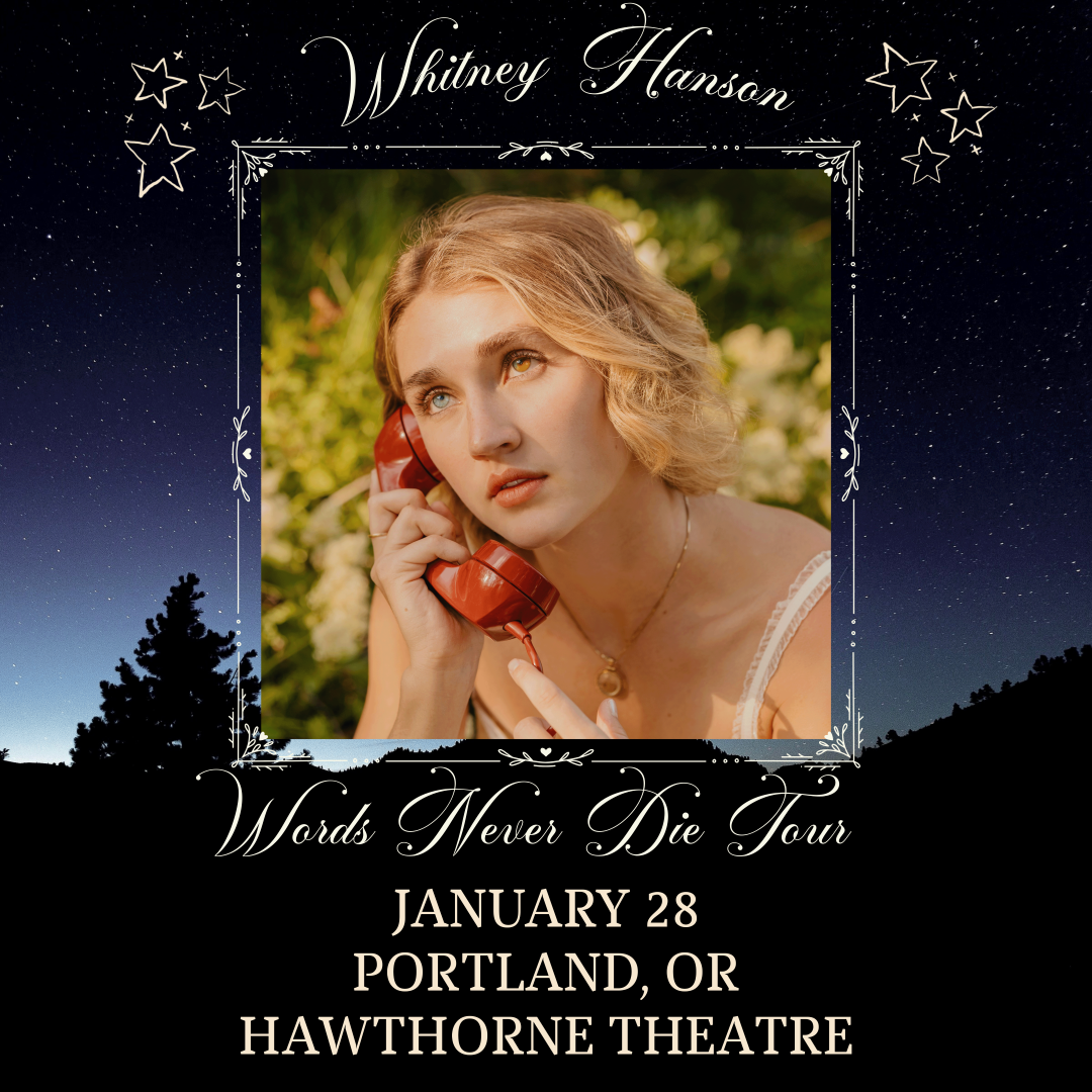 Whitney Hanson – Words Never Die Tour 2026