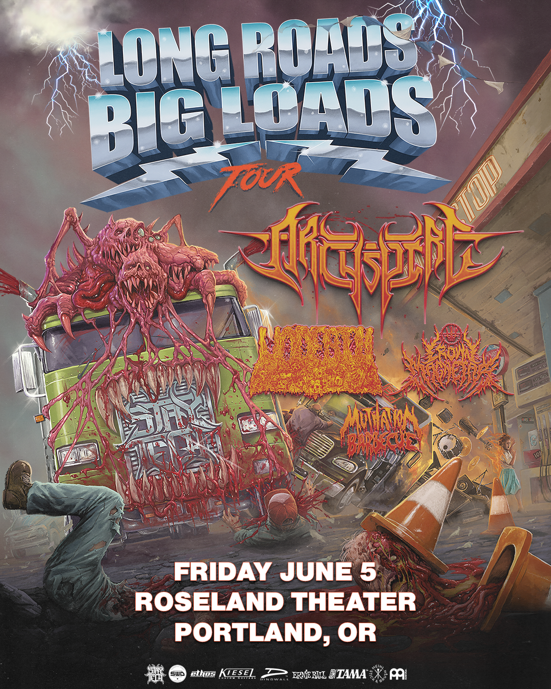 Archspire: Long Roads Big Loads Tour