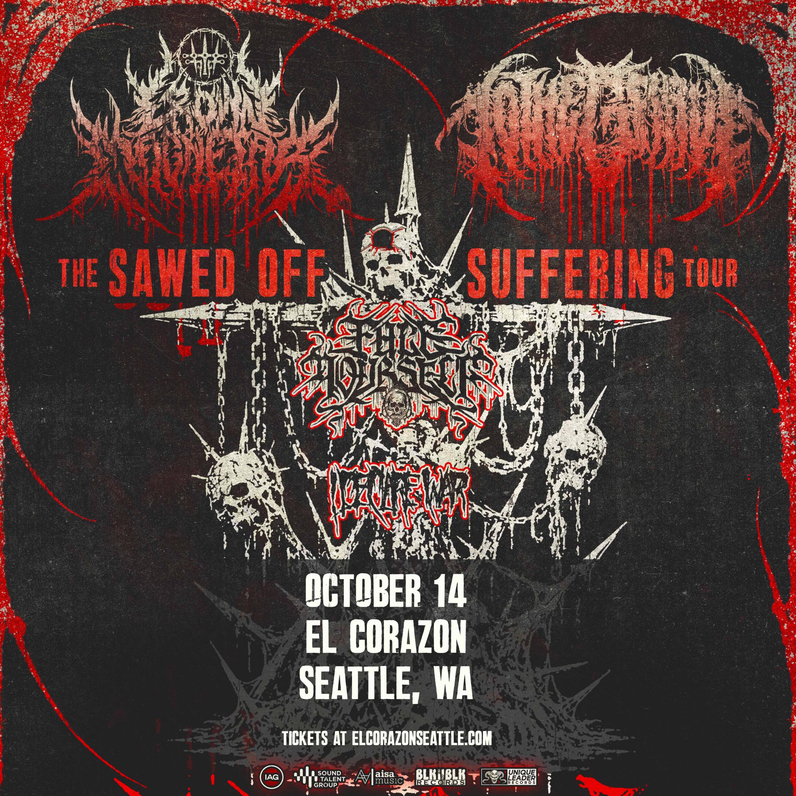 Crown Magnetar + To The Grave – The Sawed Off Suffering Tour